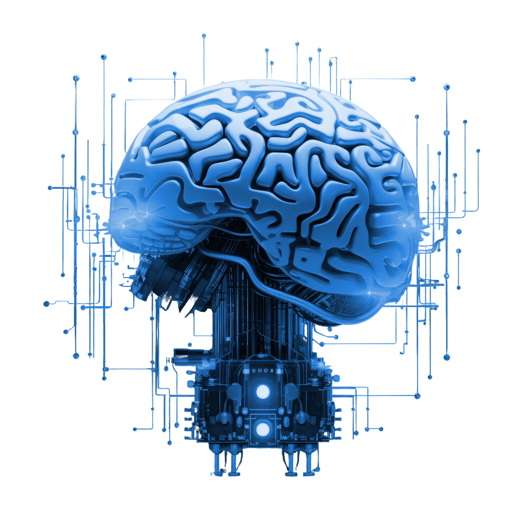 AI analyzing business operations